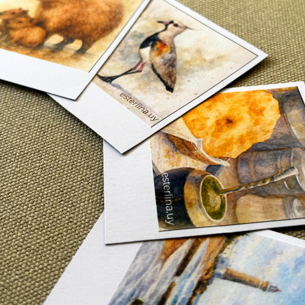 Kit de 4 postales uruguayas