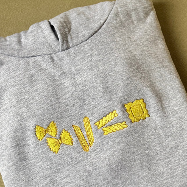 Bordado "Pasta Lover"