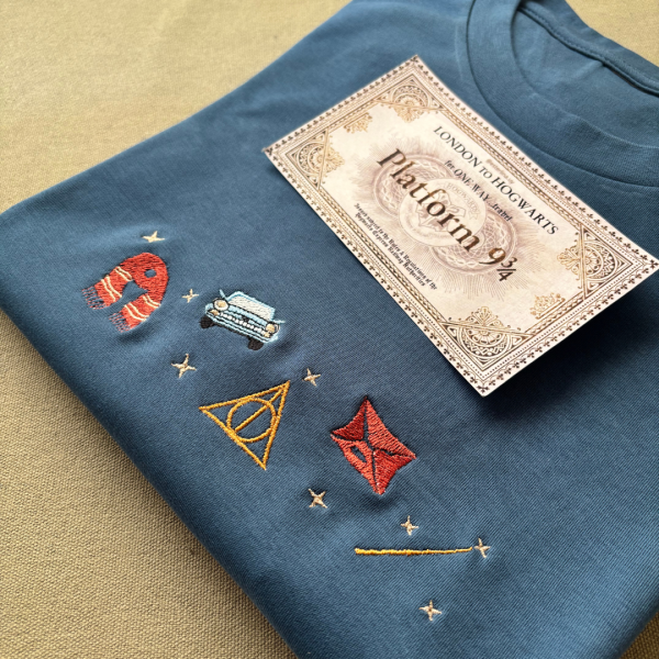 Bordado "Símbolos Harry Potter"