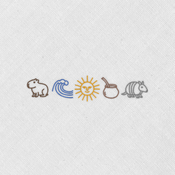 Bordado "Símbolos uruguayos"