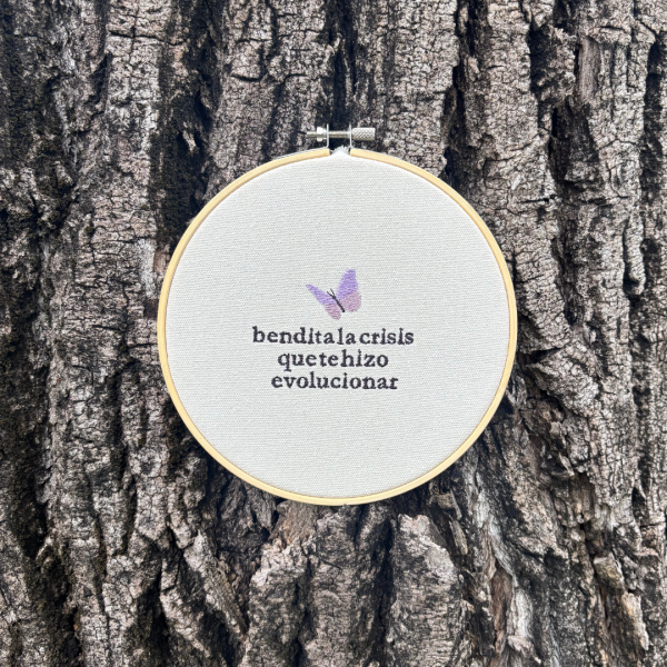 Bastidor personalizado con frase