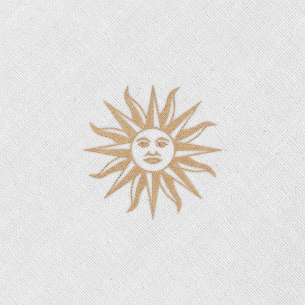 Bordado "Sol uruguayo"