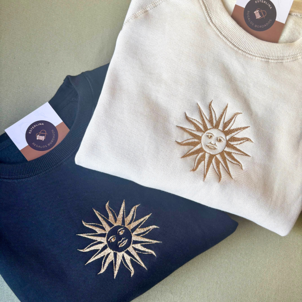 Bordado "Sol uruguayo"