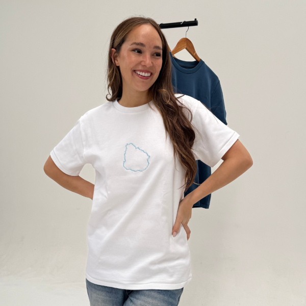 Bordado "Contorno Uruguay"