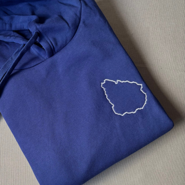 Bordado "Contorno Uruguay"