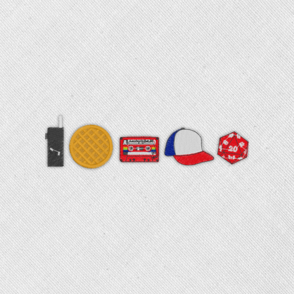 Bordado "Stranger Things"