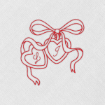 Bordado «Relicario» con iniciales