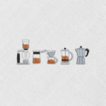 Bordado «Cafeteras»