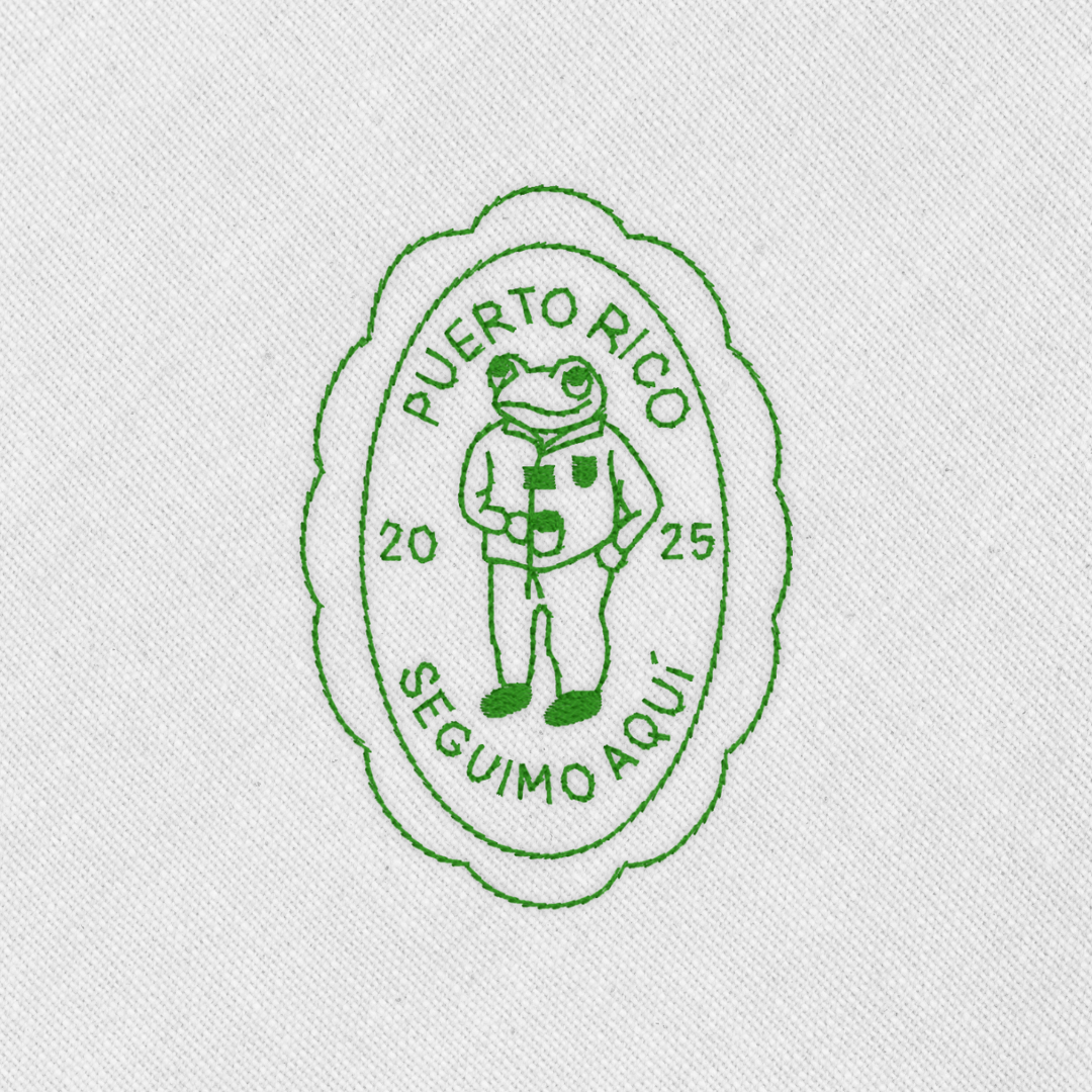 Bordado "Bad Bunny PR"