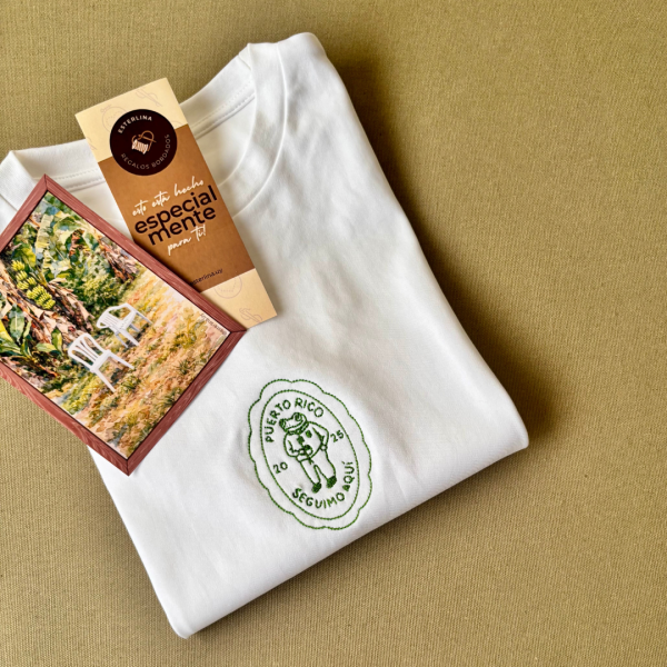 Remera bordada «Bad Bunny PR»