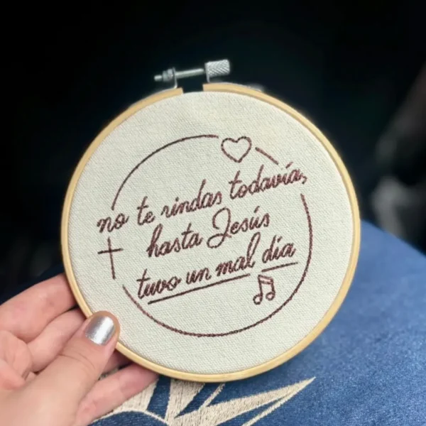Bastidor personalizado con frase