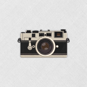 Bordado "Cámara de fotos"