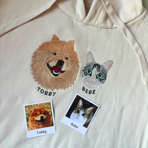 Canguro con mascota bordada