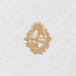 Bordado «Escudo Nacional» en un color