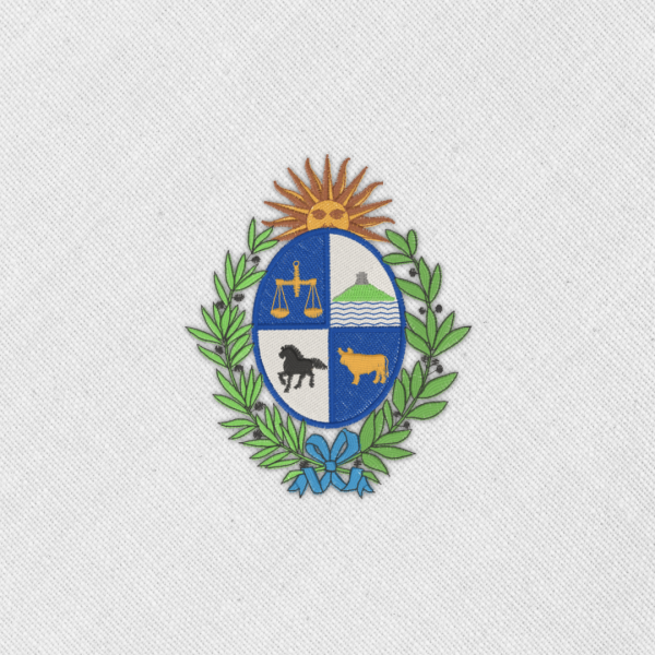 Bordado "Escudo Nacional" a color