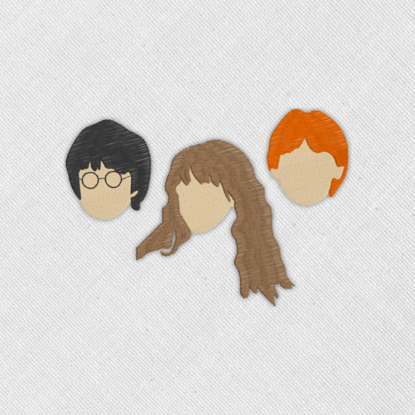 Bordado "Harry Potter trio"