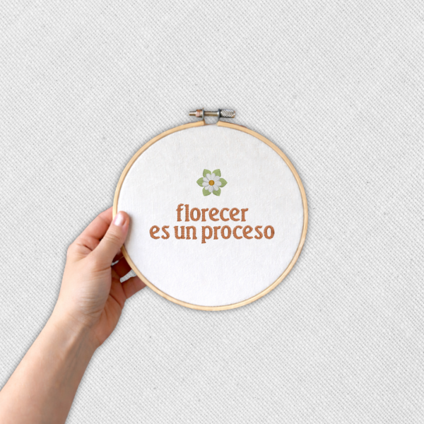 Bastidor personalizado con frase