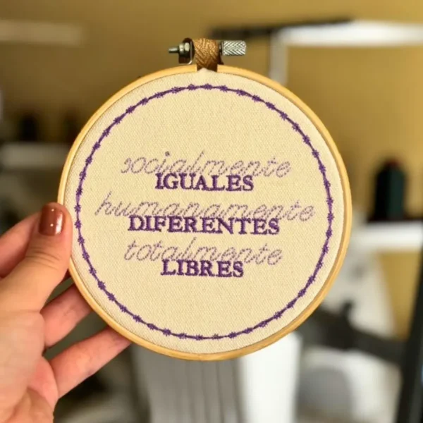 Bastidor personalizado con frase