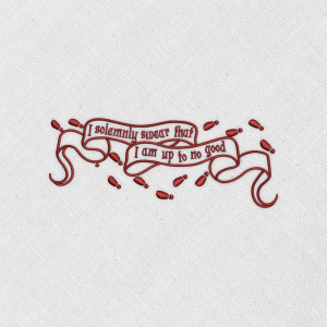 Bordado "Mapa del Merodeador"