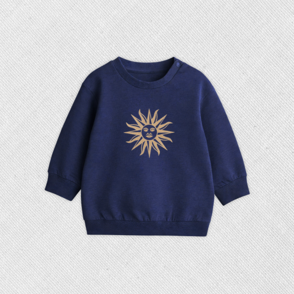 Buzo de bebé con sol uruguayo bordado