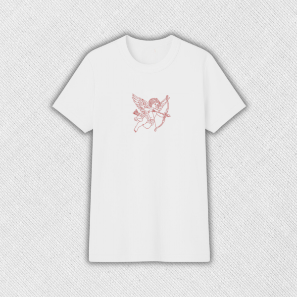 Remera bordada «Cupido»