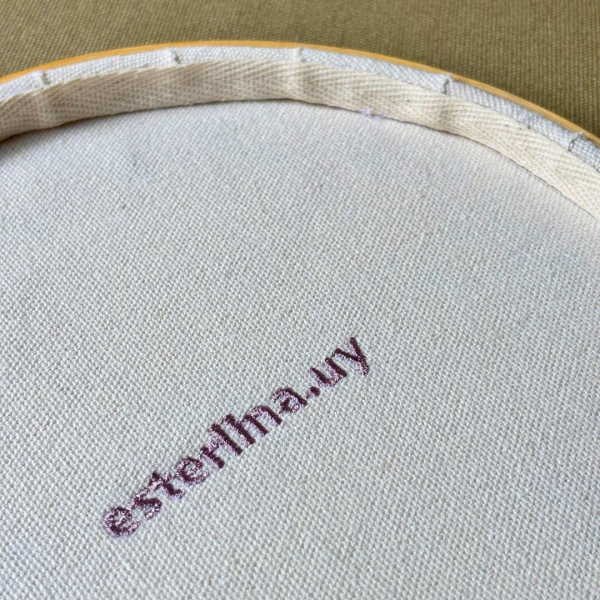 Bastidor infantil con nombre