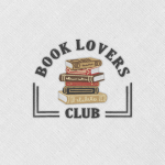 Bordado «Book Lovers Club»