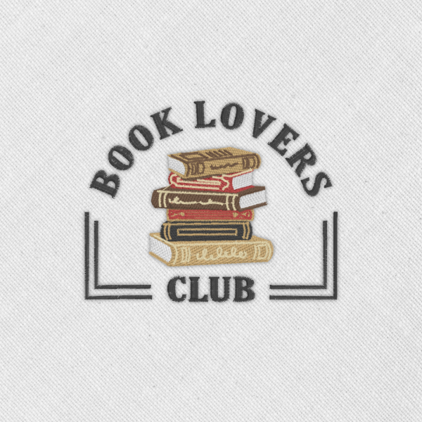 Bordado "Book Lovers Club"