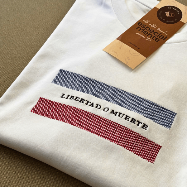 Bordado "Libertad o Muerte"