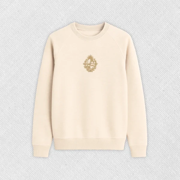 Buzo con bordado "Escudo Nacional" en dorado