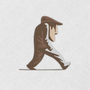 Bordado "A contraluz La Vela Puerca"