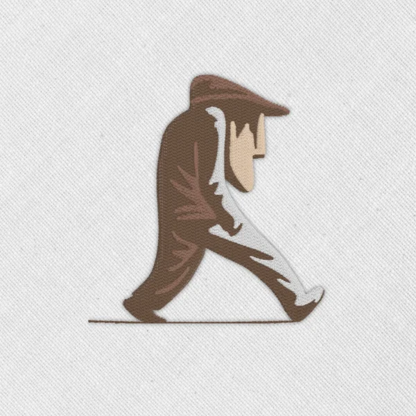 Bordado "A contraluz La Vela Puerca"