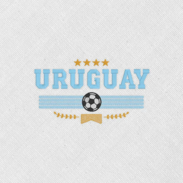 Bordado "Uruguay Mundial"