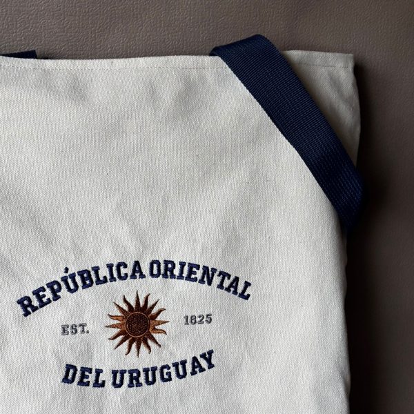 Tote bag con bordado "República Oriental del Uruguay" - EDICIÓN ESPECIAL