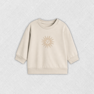 Buzo de bebé con bordado "Sol uruguayo"