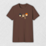 Remera básica con bordado «Harry Potter trio»