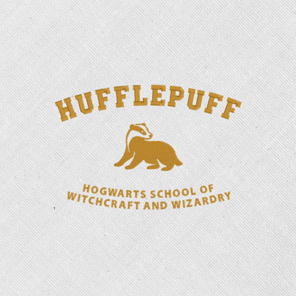 Bordado "Hufflepuff"